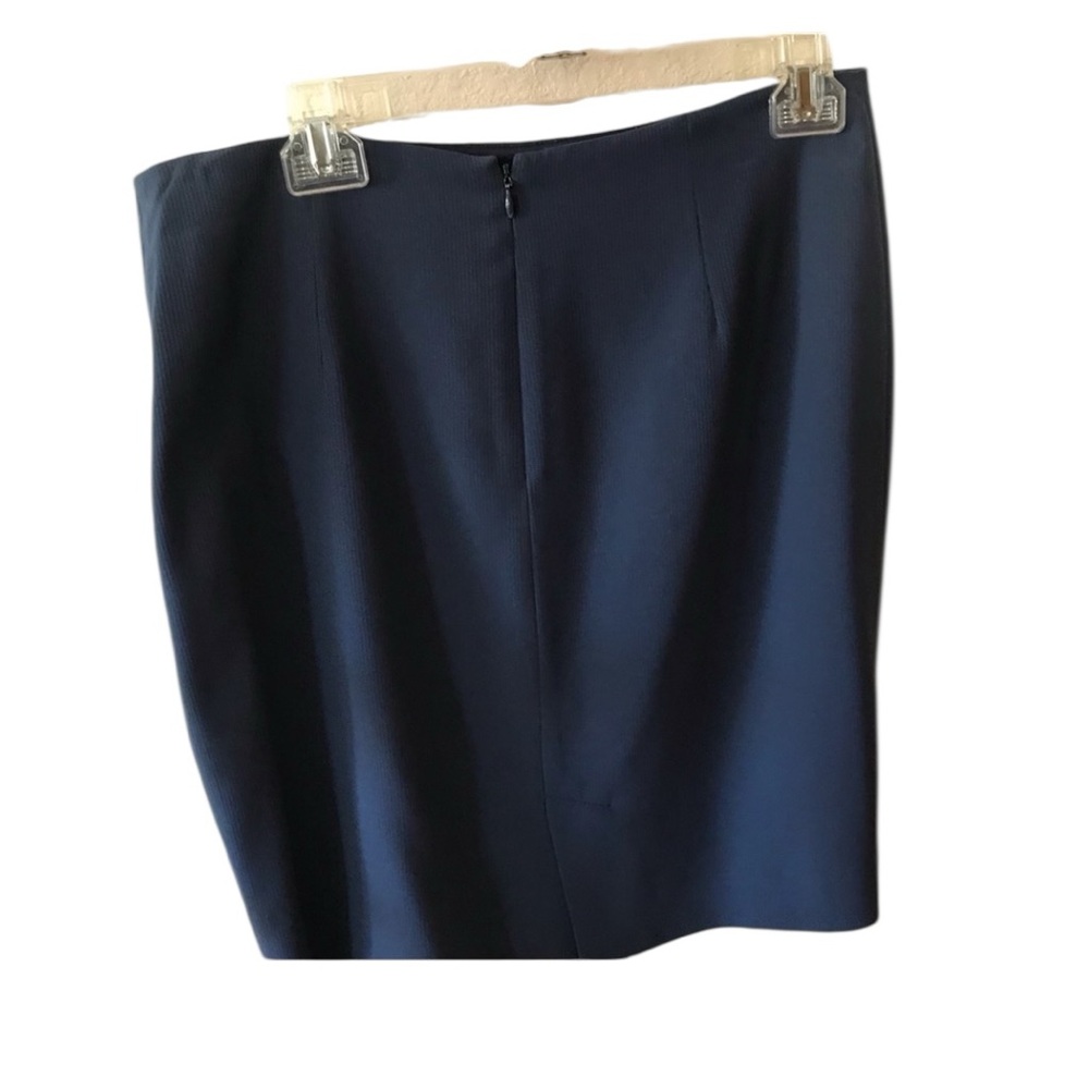 Georgiou Studio blue pencil skirt. Size 10 GUC - Picture 6 of 8